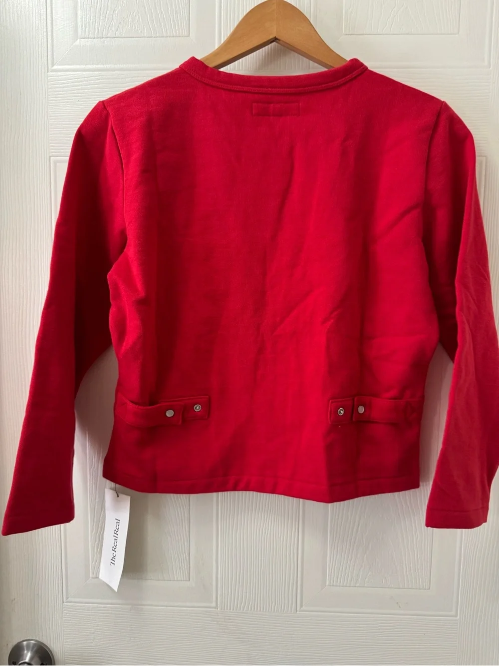 Agnes b.Snap-Front Long Sleeve Top